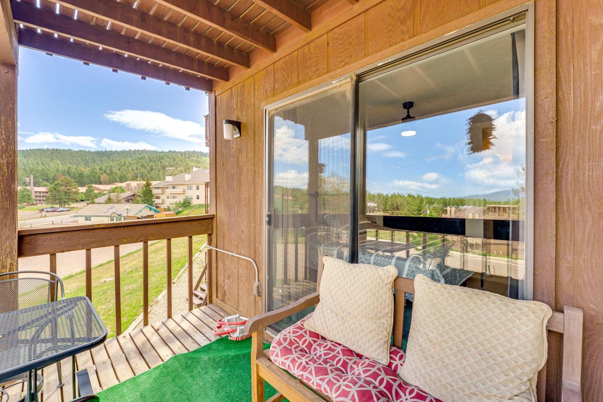 Angel Fire Mountain Condo Steps To Ski Resort! Exterior photo